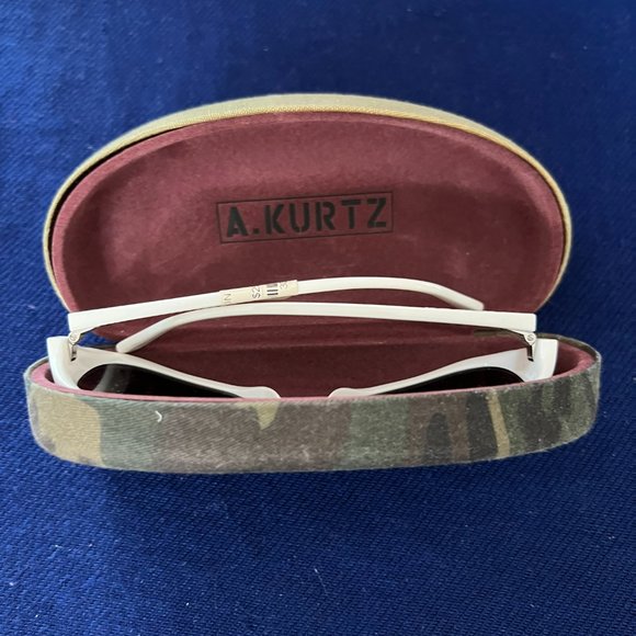 A. Kurtz Unisex White Sunglasses